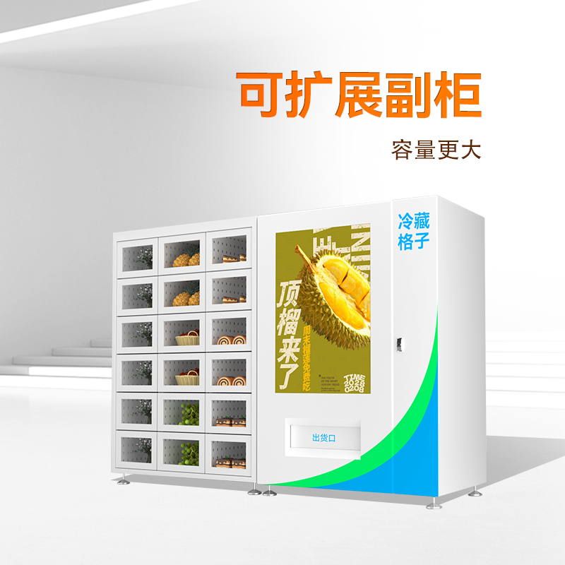 55寸屏冷藏保鲜格子柜